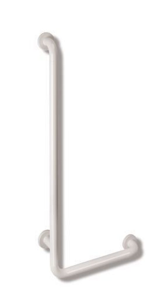 Barre d’appui coudée Hewi Blanc de sécurité 801.22D110 98