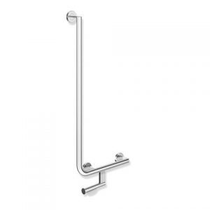 Barre d’appui coudée Hewi System 900  Chromé Brillant 900.22.14540