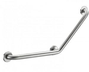 Barre d’appui Delabie Acier inoxydable satiné 400 x 400 mm 35082S