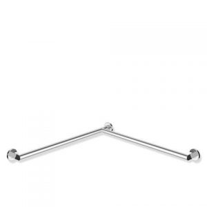 Barre d’appui Hewi System 900 pour douche Chromé Brillant 900.35.13240