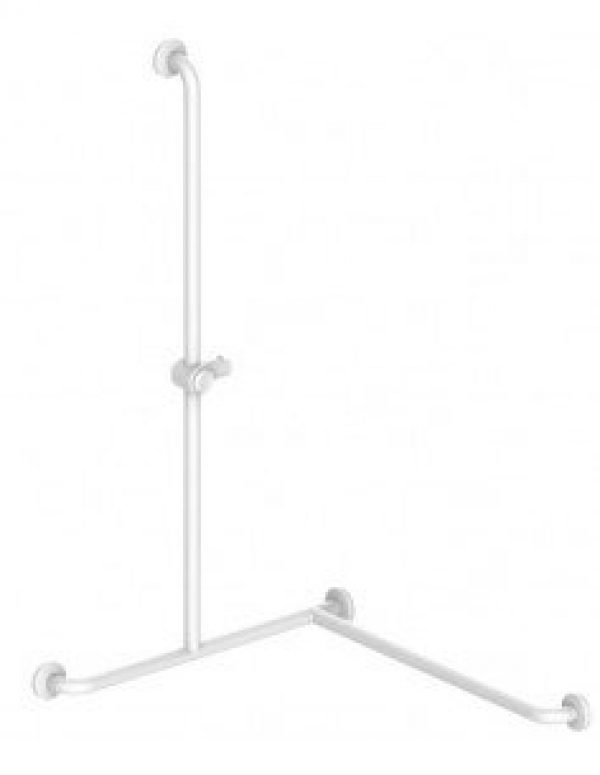 Barre d’appui main courante droite AKW epoxy blanc 700X600X12000…