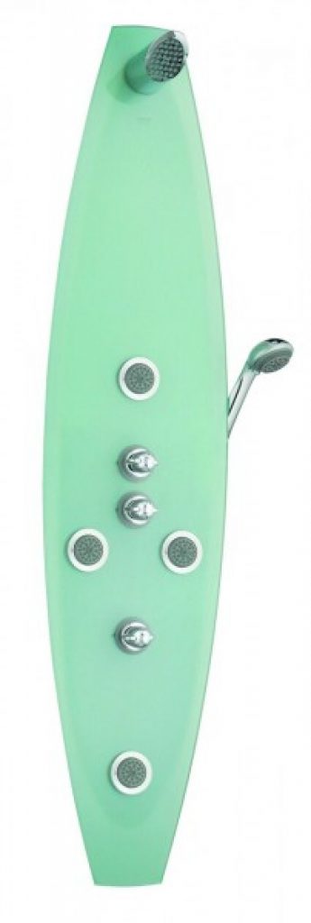 Barre de Douche Grohe Amera montage mural avec couvercle en verre Chromé