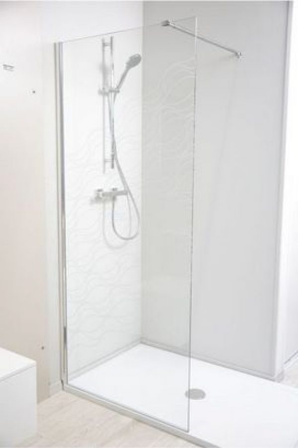 Barre de fixation plafond 80 cm. En inox. – Ondée