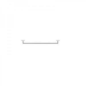 Barre Porte Serviette Mural Duravit Karree Pour drap de bain 800 mm