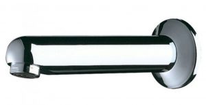 Bec et Raccord de Bec Delabie Chromé 120 mm 947135