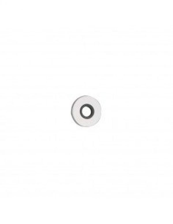 BEZAULT 512158 Paire de rosaces 6371 bec de cane chromé velours