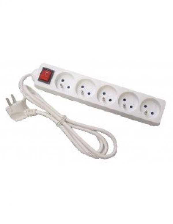 Bloc multiprise 5X2P+T + INTER