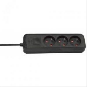 Bloc multiprises Eco-Line cordon 1,5m noir 6x2P+T Brennenstuhl – BRENNENSTUHL