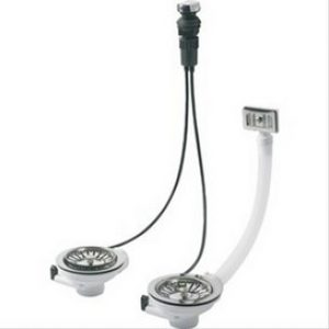 Bonde a panier automatique 2 cuves