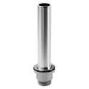 Bonde avec tube de surverse acier inox 170mm pour évier diamètre 60mm