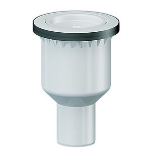 Bonde de douche Dallmer –  DN 50 vertical  – pour receveur de douche avec un orifice d’écoulement de 90mm