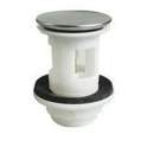 Bonde lavabo + clapet inox ancien modèle Porcher