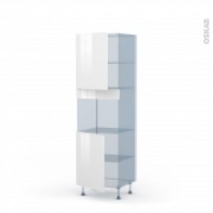 Bora Blanc Kit Renovation 18 Colonne Four Niche 45 N2121 2 Portes L60Xh195Xp60