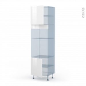 Bora Blanc Kit Renovation 18 Colonne Fourmo 3638 N1616 2 Portes L60Xh217Xp60