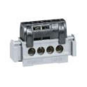 Borniers pour tableaux électriques : 4 bornes