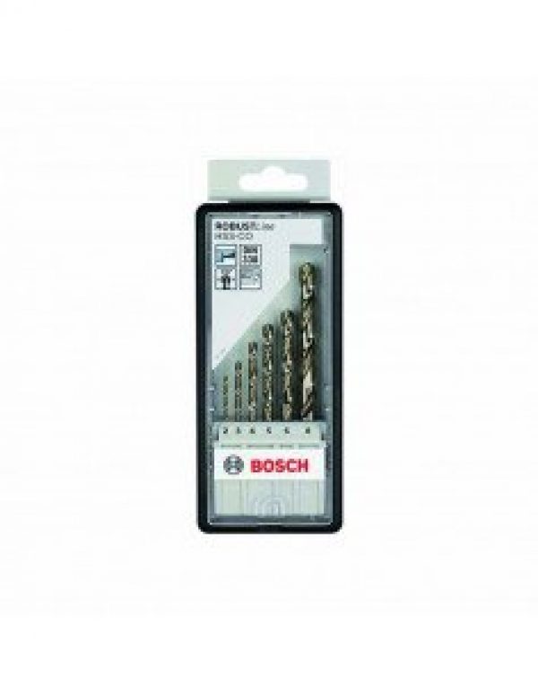 BOSCH – Set de 6 forets métaux cobalt HSS-CO 135° Robustline -…