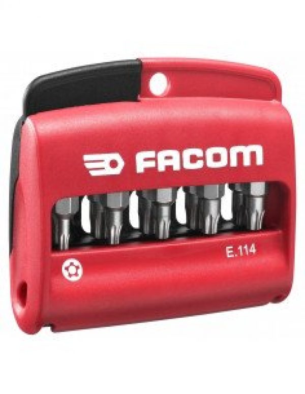 Boîte 10 embouts Resistorx Plus avec porte embout FACOM E.114PB