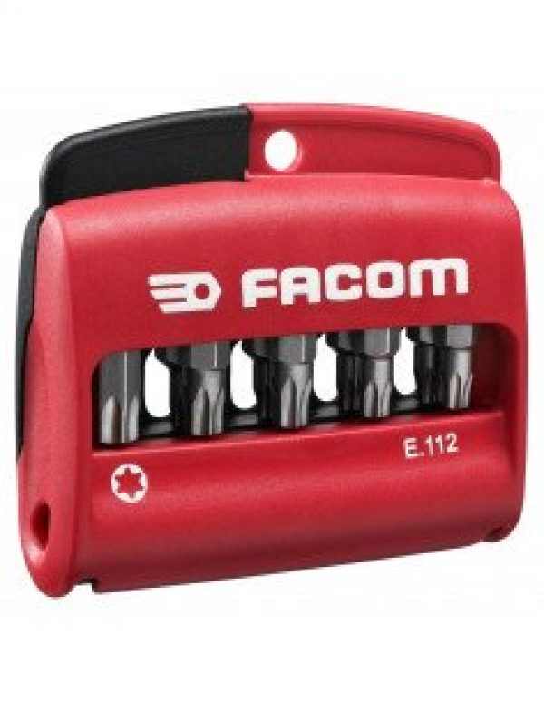 Boîte 10 embouts Torx – T8 à T40 avec porte embout FACOM E.112PB