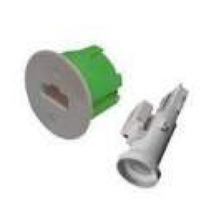 Boîte applique B22 avec douille DCL couleur vert