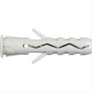 Boîte de 100 chevilles TU Nylon avec colletette Ø6x30mm pour vis Ø3 à 5mm – Bol-fixations