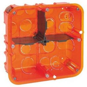 Boîte d’encast, Legrand Batibox multimatériaux 2 x 2 postes