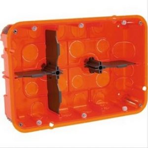 Boîte d’encast, Legrand Batibox multimatériaux 2 x 3 postes