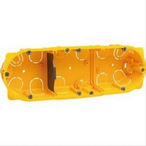 Boîte d’encastrement Batibox, 40mm profondeur, 4 postes 8/10 modules Legrand 080044