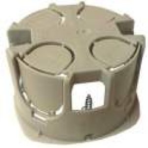 Boîte à encastrer jaune simple, profondeur 50 mm, D.65