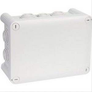 Boîte rect, 14  embout à entrée directe Plexo 220x170x86mm