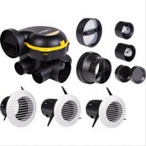 Bouche supplémentaire 30m³/h + piquage, pour Kit VMC Sekoia