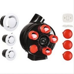 Bouche supplémentaire sanitaire 125mm pour Kit VMC Vort Penta Vortice