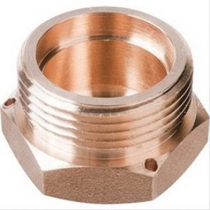 Bouchon mâle à joint plat, écrou 6/20