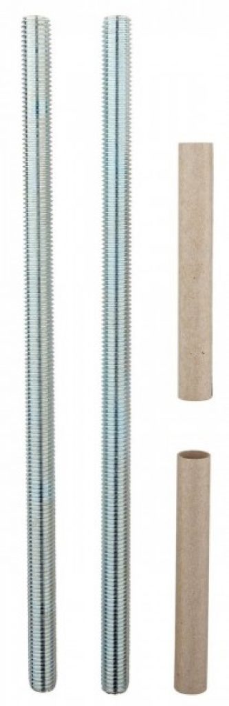 Boulon fileté Grohe M12x270 2 pièces Chromé