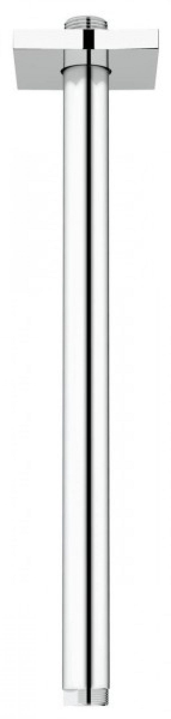 Bras de Douche Grohe Rainshower vertical avec rosace carrée