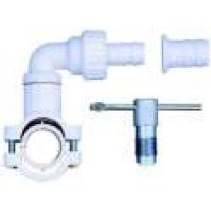 Bride de vidange auto perforante pour diamètre 32 ou 40 mm