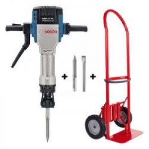 Brise Beton Bosch Gsh 27 Vc Professional 2000W Chariot De Transport