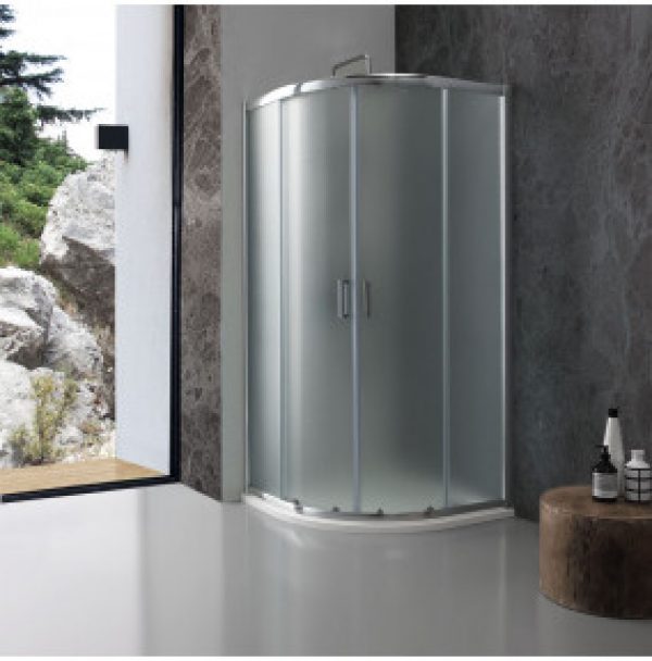CABINE DE DOUCHE ANGULAIRE GIADA 80X80 6 MM VERRE OPAQUE