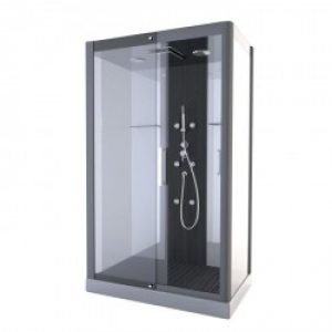 Cabine de douche complète – rectangle – 85 x 115 x 225 cm – Pure – AURLANE