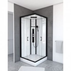 Cabine de douche complète – style industriel – 90 x 90 x 215 cm – Urban Square – AURLANE