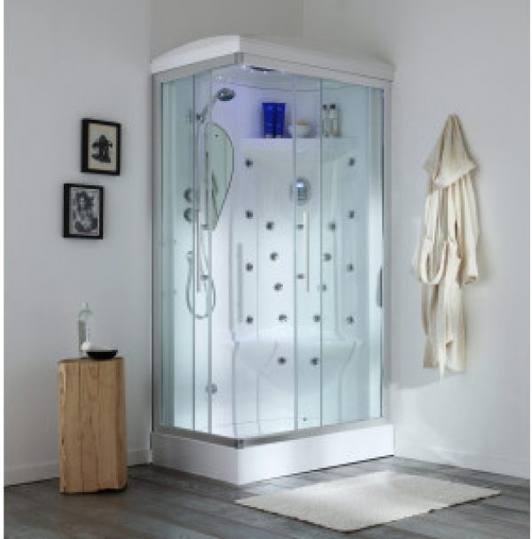 CABINE DE DOUCHE HYDROMASSAGE MULTIFONCTIONNELLE 70×90 IRIDE DROITE