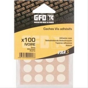 Cache PVC Ø12mm beige vendu par 100