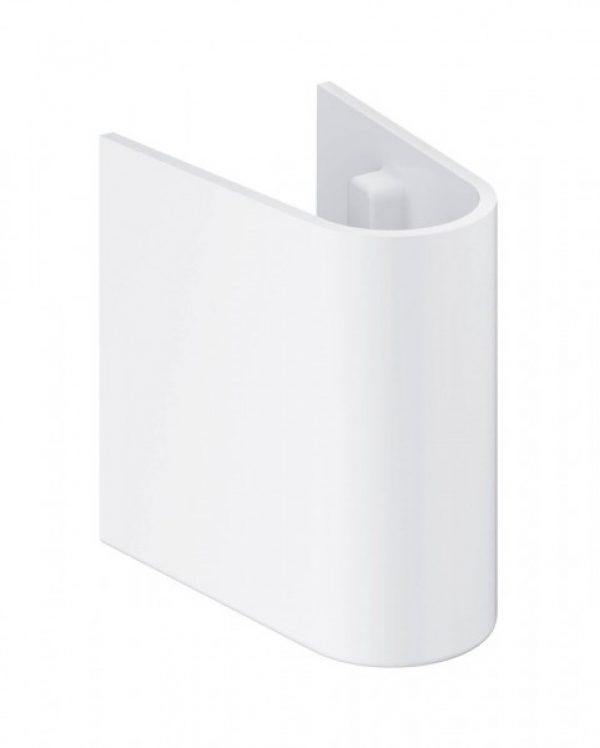 Cache Siphon Grohe Euro Keramik pour Lave Main et lavabo de 50 cm Blanc Alpin