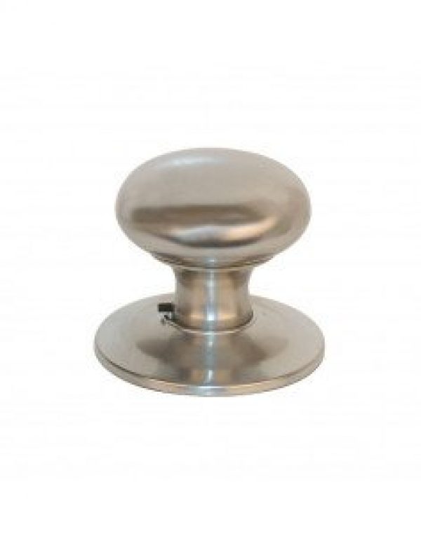 CADAP 118/19V Bouton rond central de porte laiton nickelé