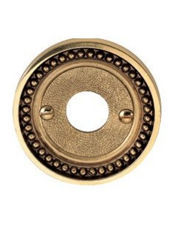 CADAP – Rosace laiton LOUIS XVI patiné verni clé L – 42602/V