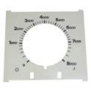 Cadran carré pour jauge fioul 8000 litres