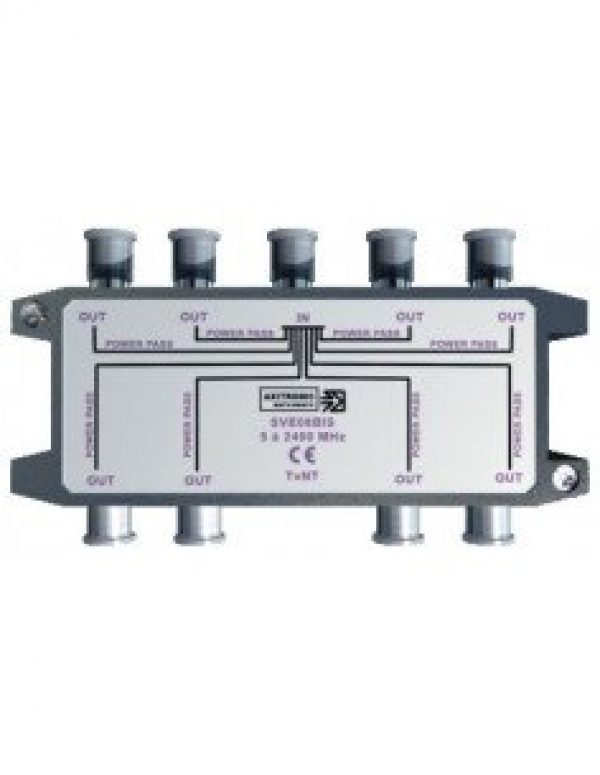 CAE – Répartiteur standard TV 6 sorties – SVE06BIS