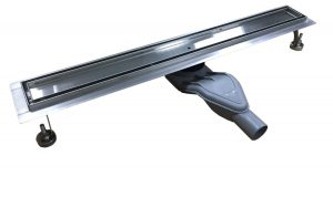 Caniveau de douche en acier inoxydable à carreler FlexGT01 – Longueur sélectionnable