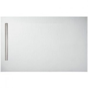 Capot en inox brossé pour receveur de douche Surface Jacob Delafon