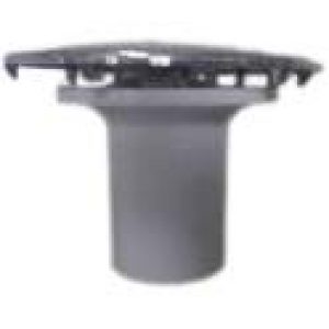 Capot Laiton Chromé avec tube garde d&rsquo;eau pour bonde diamètre 90mm