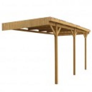 Carport en bois Mezzo 9 C – 5.00 x 3.00 m